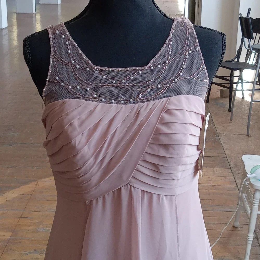 Light Tan bridal/Prom Gown - Picture 9 of 10